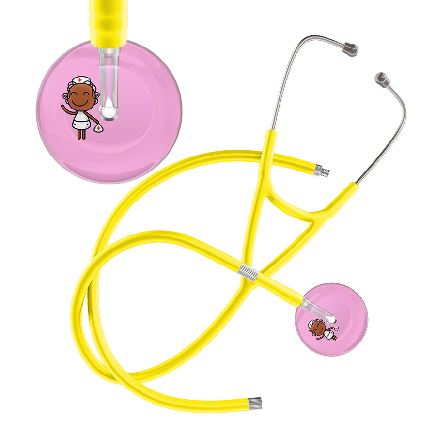 Cartoon Nurse F4 Skin Cardiology Stethoscope