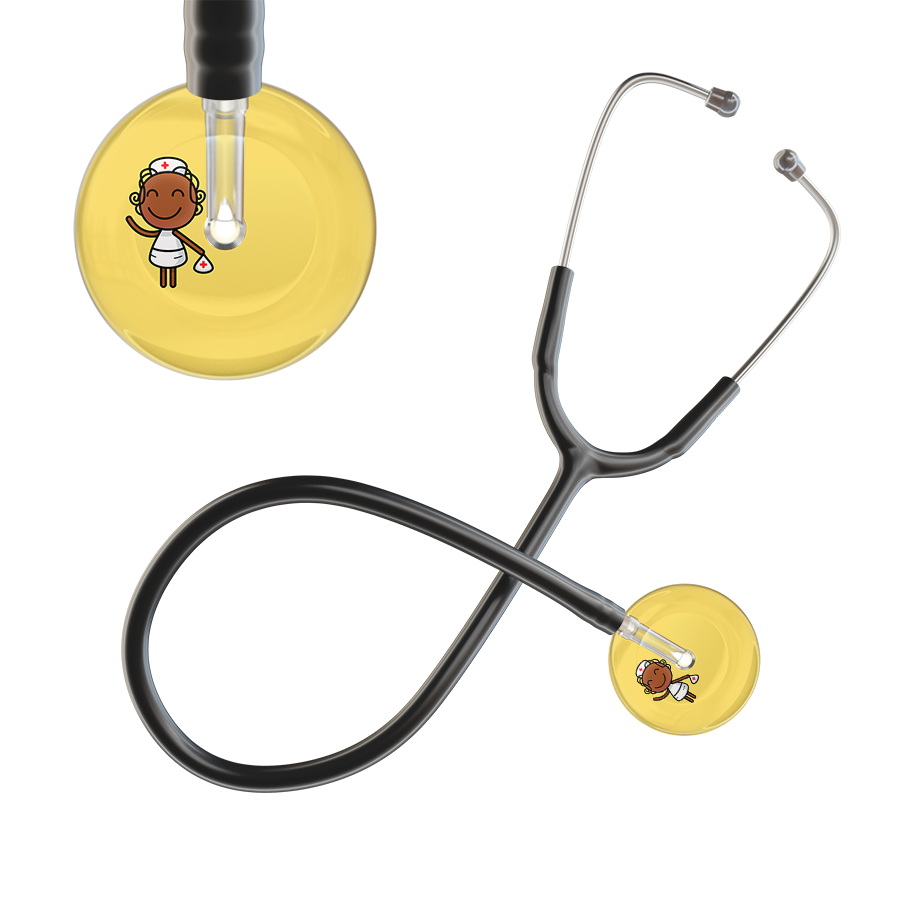Cartoon Nurse F4 Skin Stethoscope