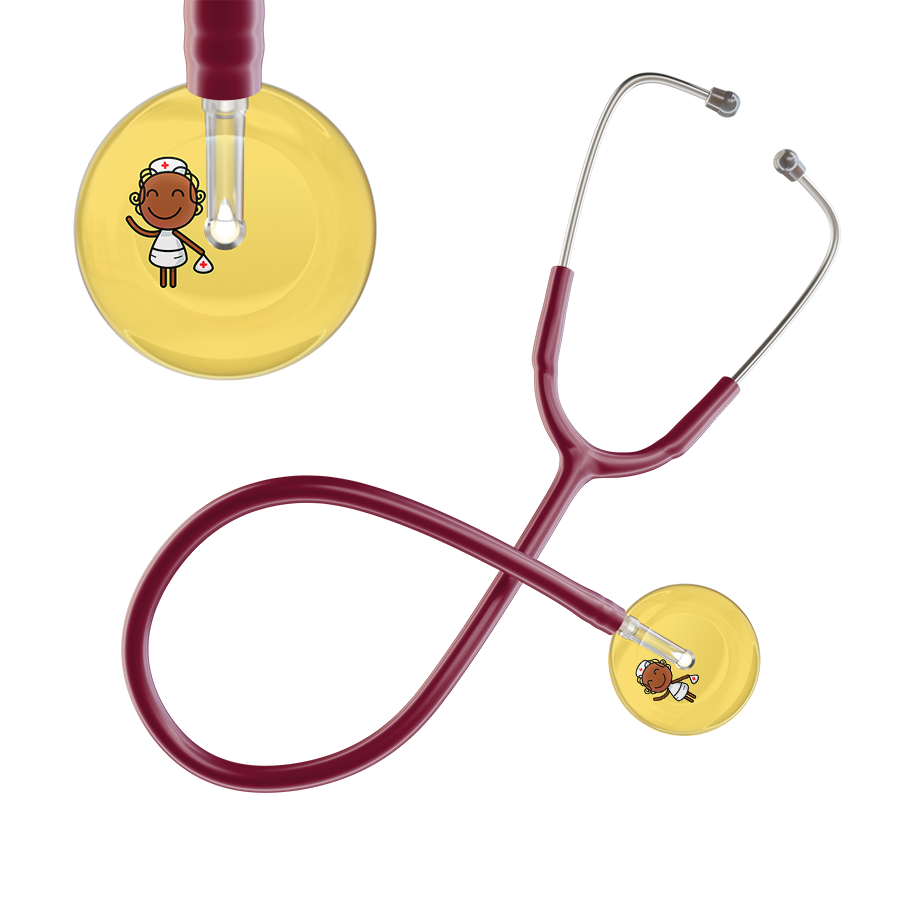 Cartoon Nurse F4 Skin Stethoscope