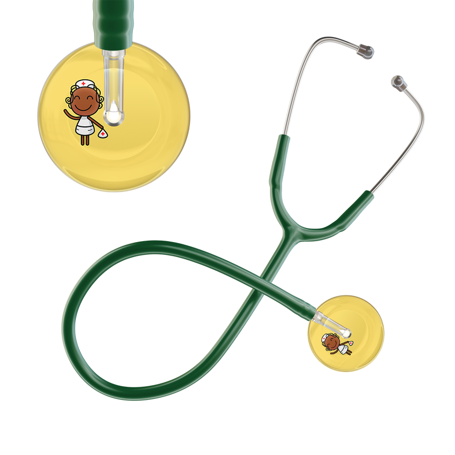 Cartoon Nurse F4 Skin Stethoscope