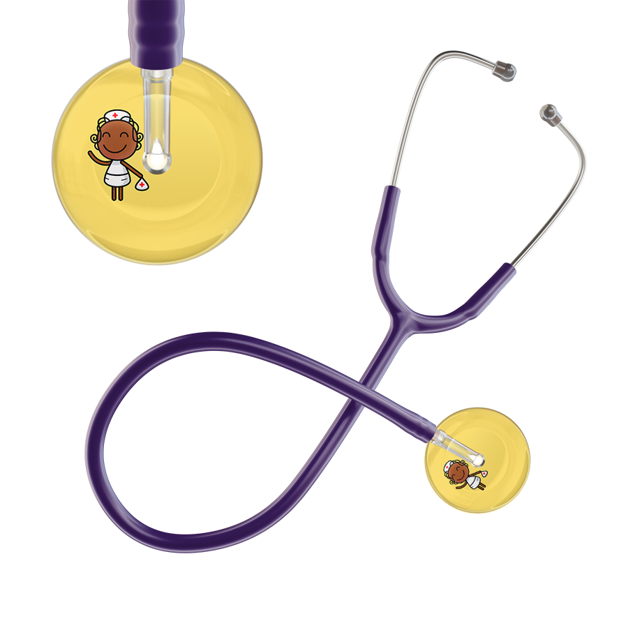 Cartoon Nurse F4 Skin Stethoscope