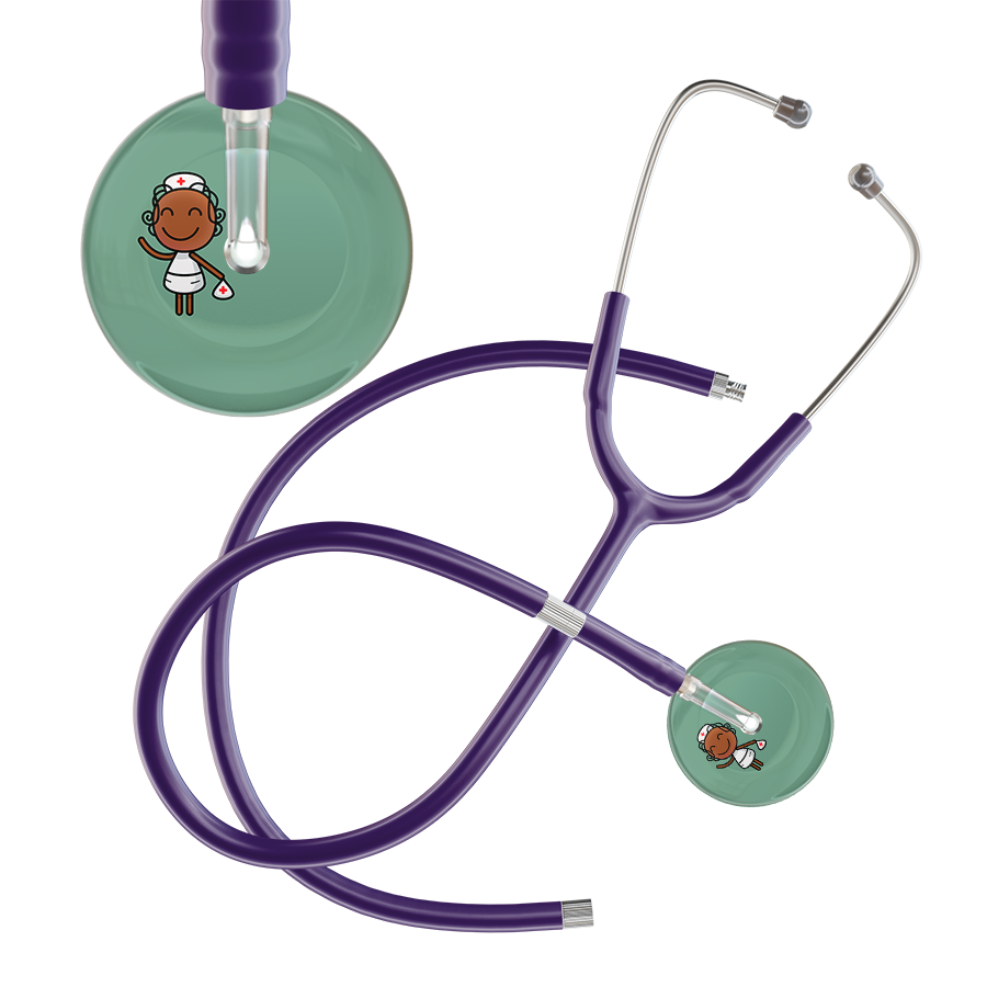 Cartoon Nurse F4 Skin Stethoscope