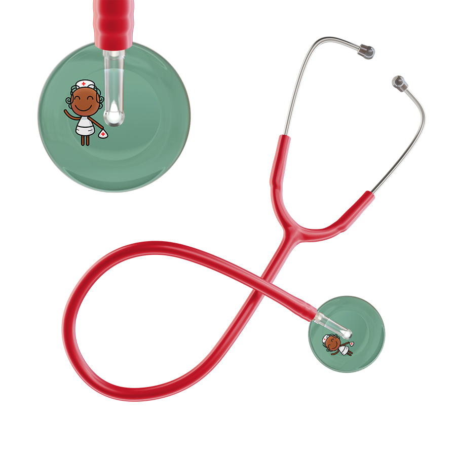 Cartoon Nurse F4 Skin Stethoscope