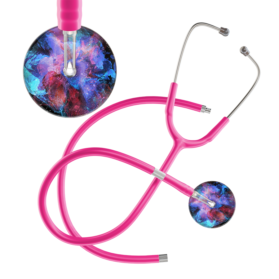 TieDye Multi Color Stethoscope - Watercolor Designs