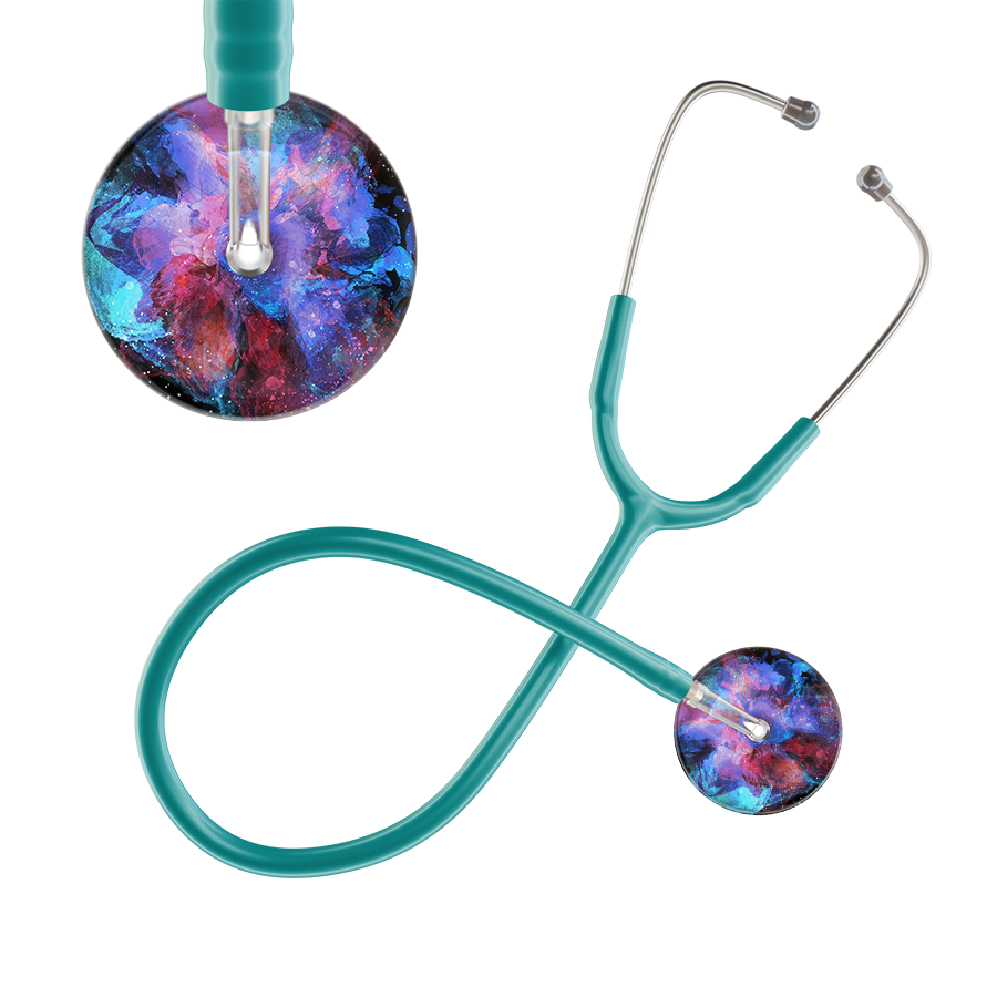 TieDye Multi Color Stethoscope - Watercolor Designs