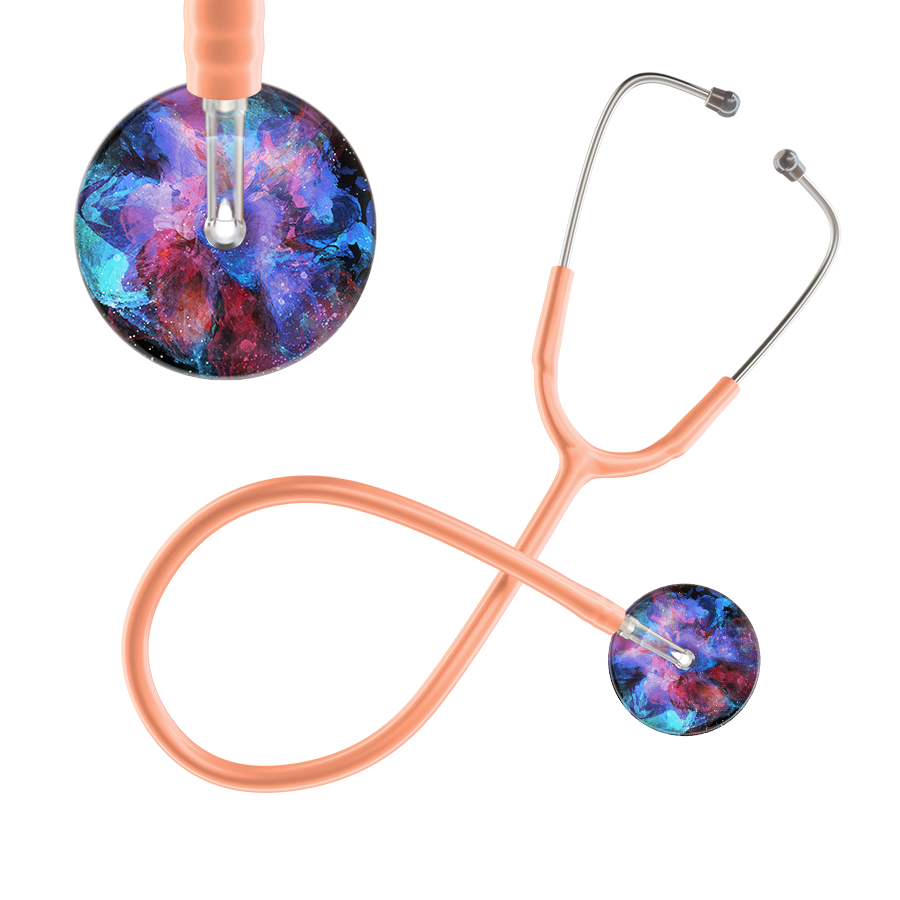TieDye Multi Color Stethoscope - Watercolor Designs