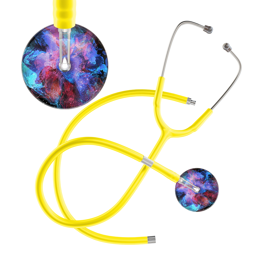 TieDye Multi Color Stethoscope - Watercolor Designs