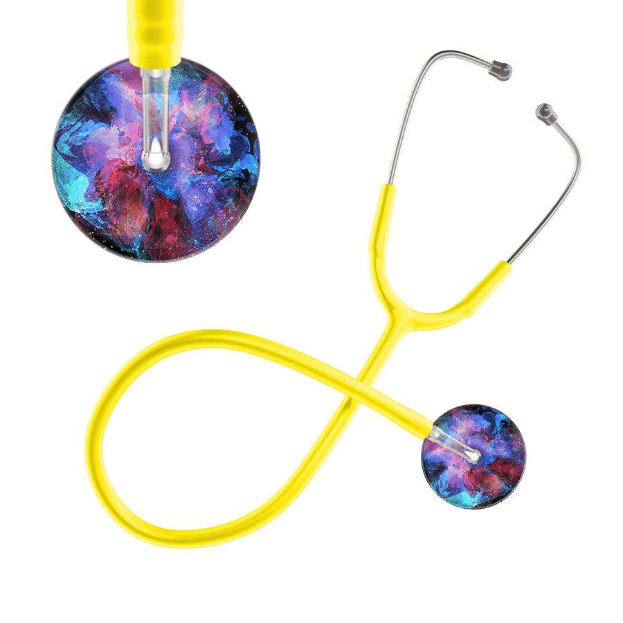 TieDye Multi Color Stethoscope - Watercolor Designs