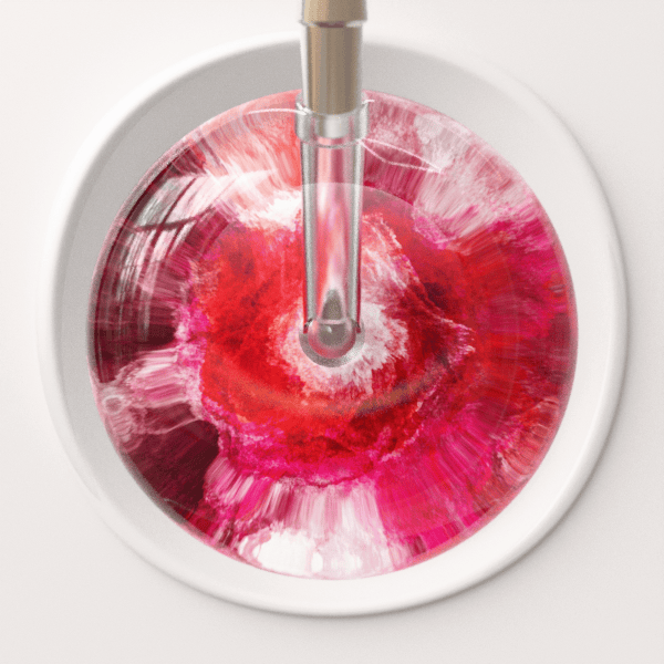 Ultrascope Stethoscope Head US076M13 / Adult TieDye Stethoscope Head - Watercolor Designs