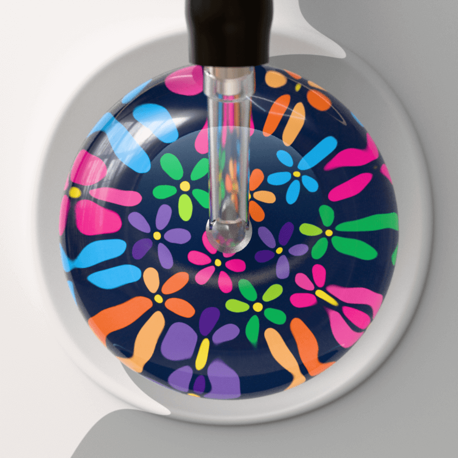 Ultrascope Single Stethoscope Flower Power Stethoscope