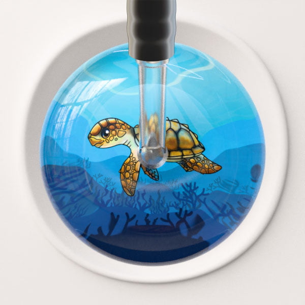 Ultrascope Single Stethoscope Sea Turtle Stethoscope - Cute Underwater Design by Ultrascope