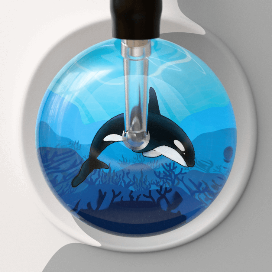 Ultrascope Single Stethoscope Orca Whale Stethoscope - Killer Whale
