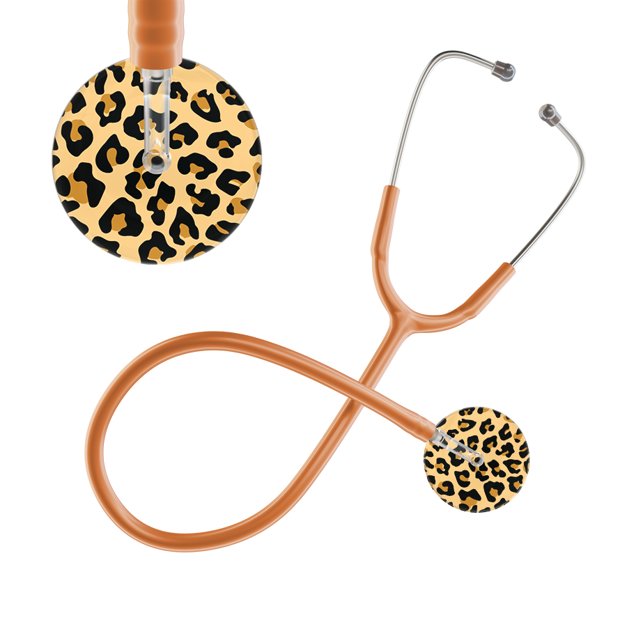 Leopard Pattern Stethoscope - Leopard Print