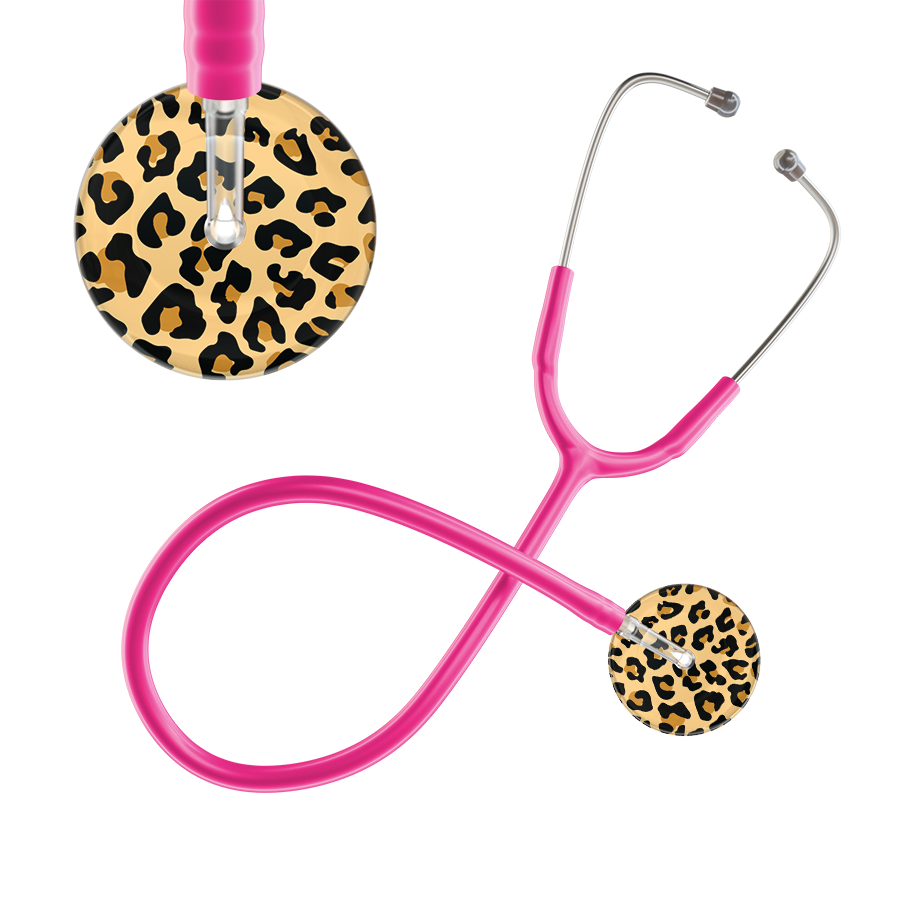 Leopard Pattern Stethoscope - Leopard Print