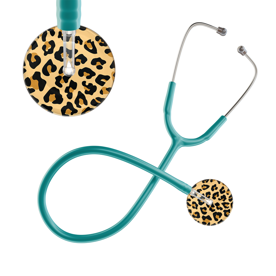 Leopard Pattern Stethoscope - Leopard Print