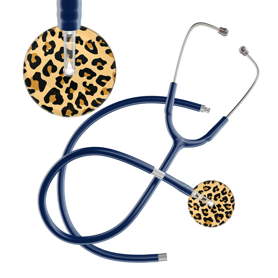 Leopard Pattern Stethoscope - Leopard Print