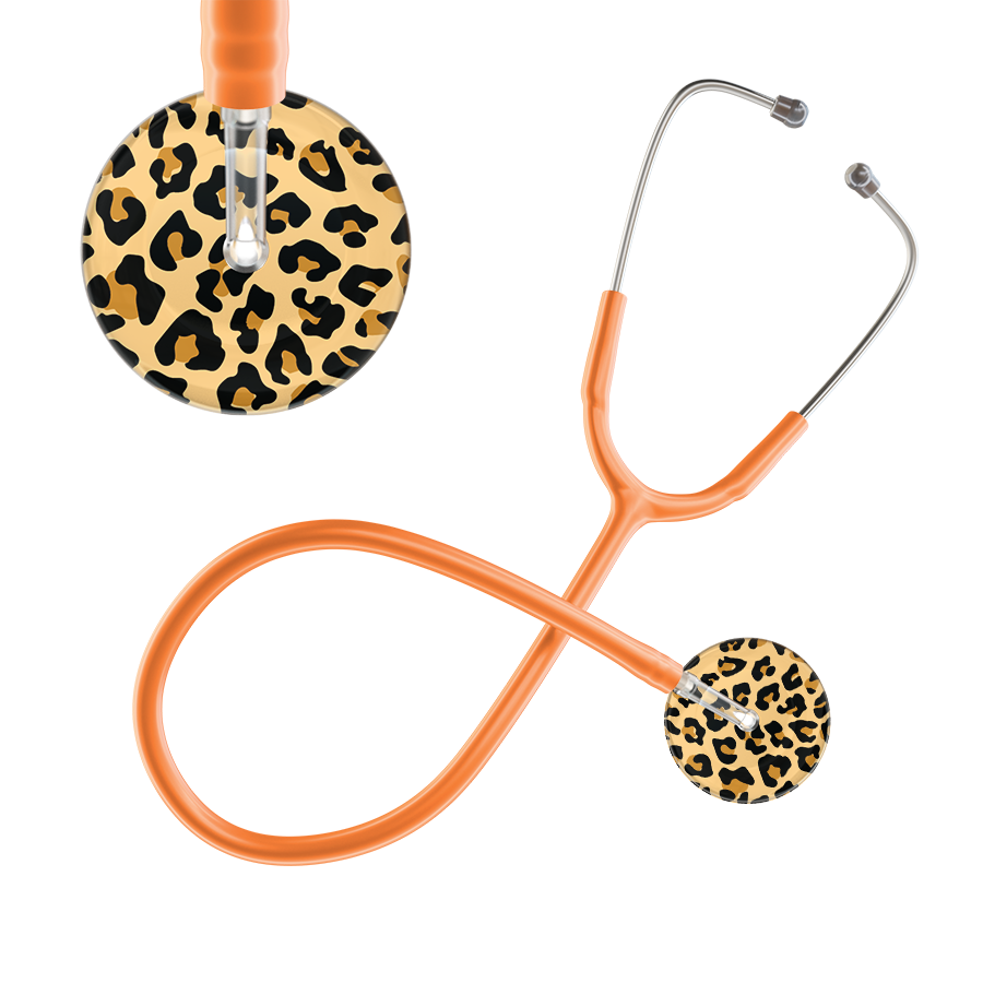 Leopard Pattern Stethoscope - Leopard Print