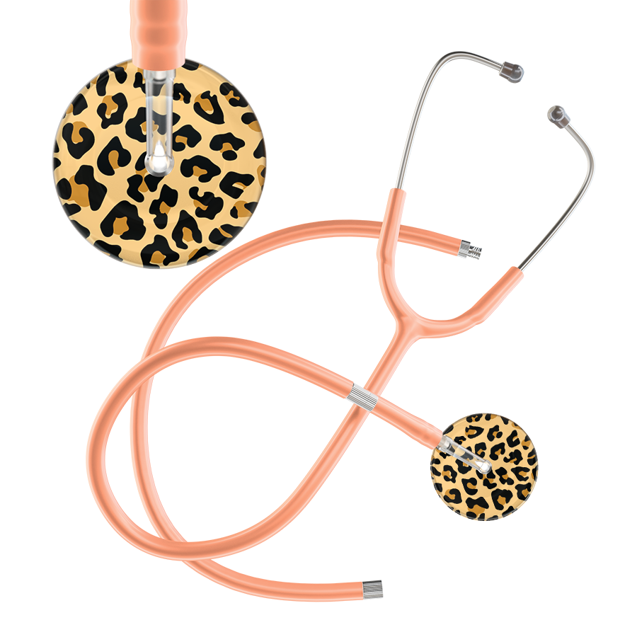Leopard Pattern Stethoscope - Leopard Print