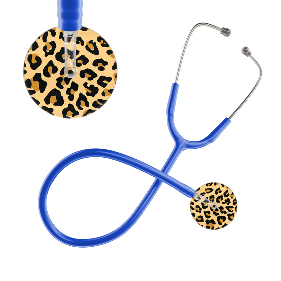 Leopard Pattern Stethoscope - Leopard Print