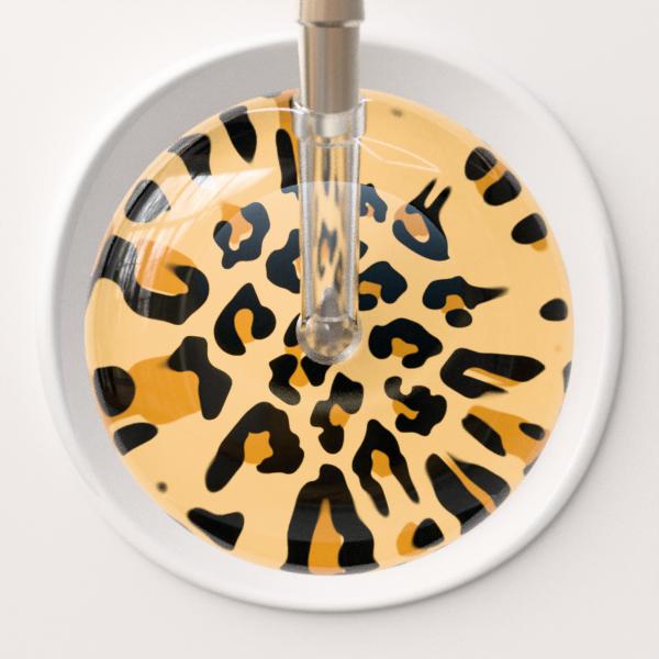 Ultrascope Stethoscope Head Brown Leopard / Adult Leopard Pattern Stethoscope Head - Leopard Print