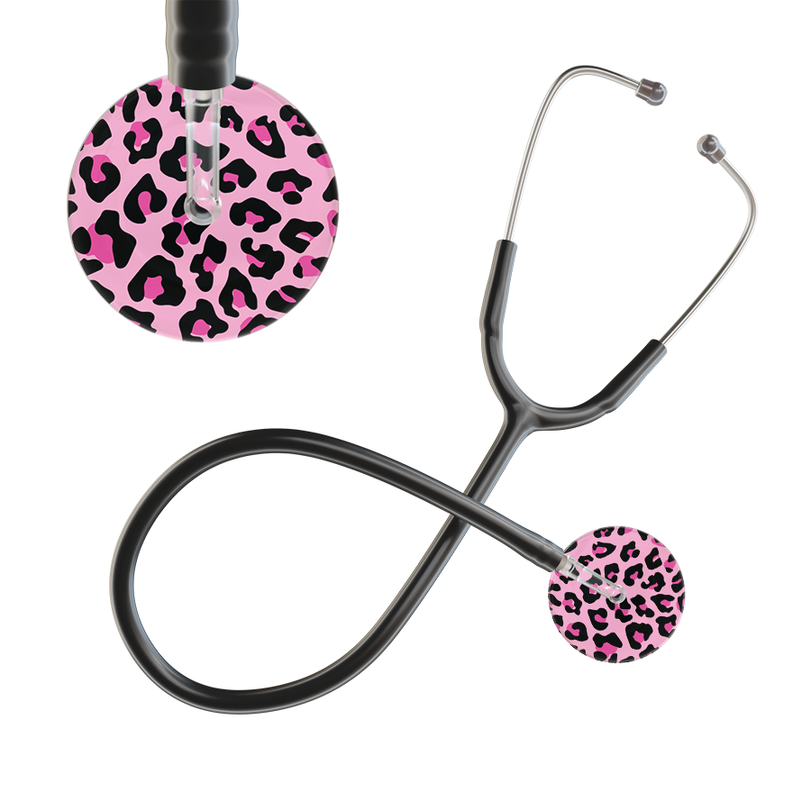 Leopard Pattern Stethoscope - Leopard Print