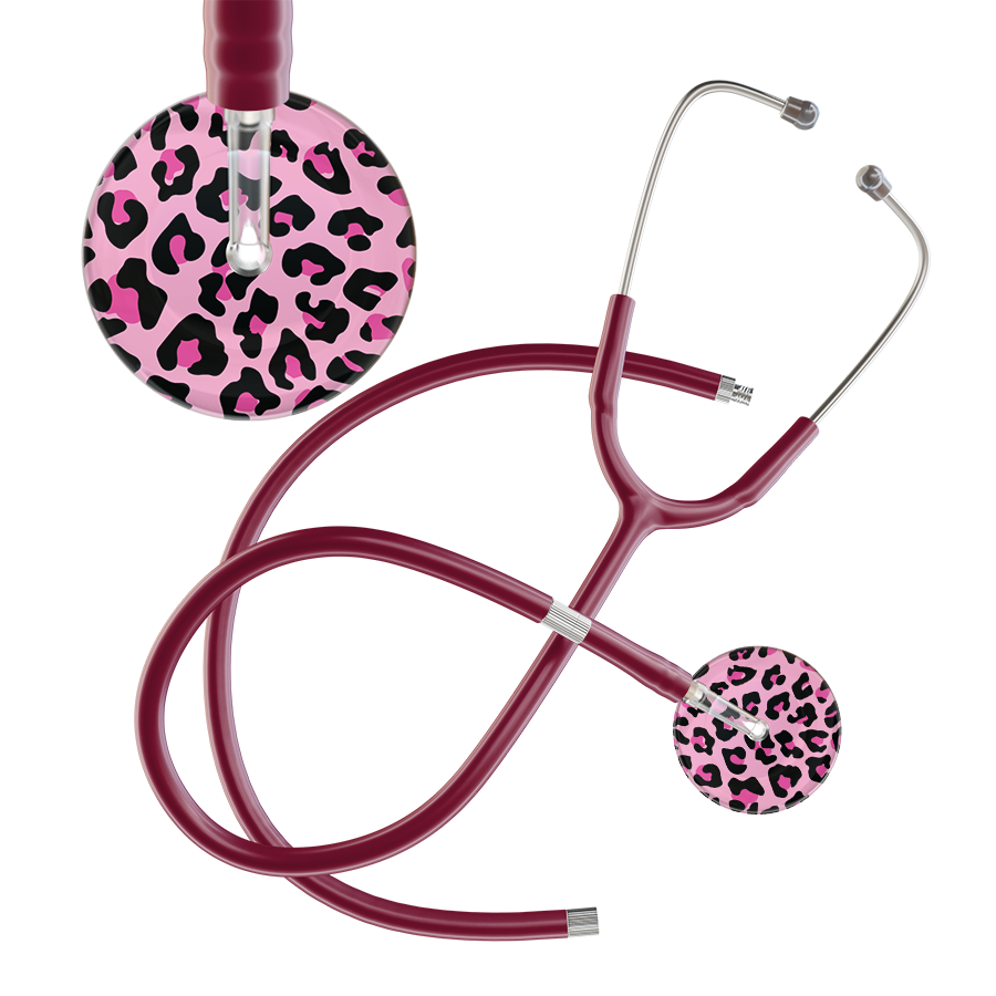 Leopard Pattern Stethoscope - Leopard Print