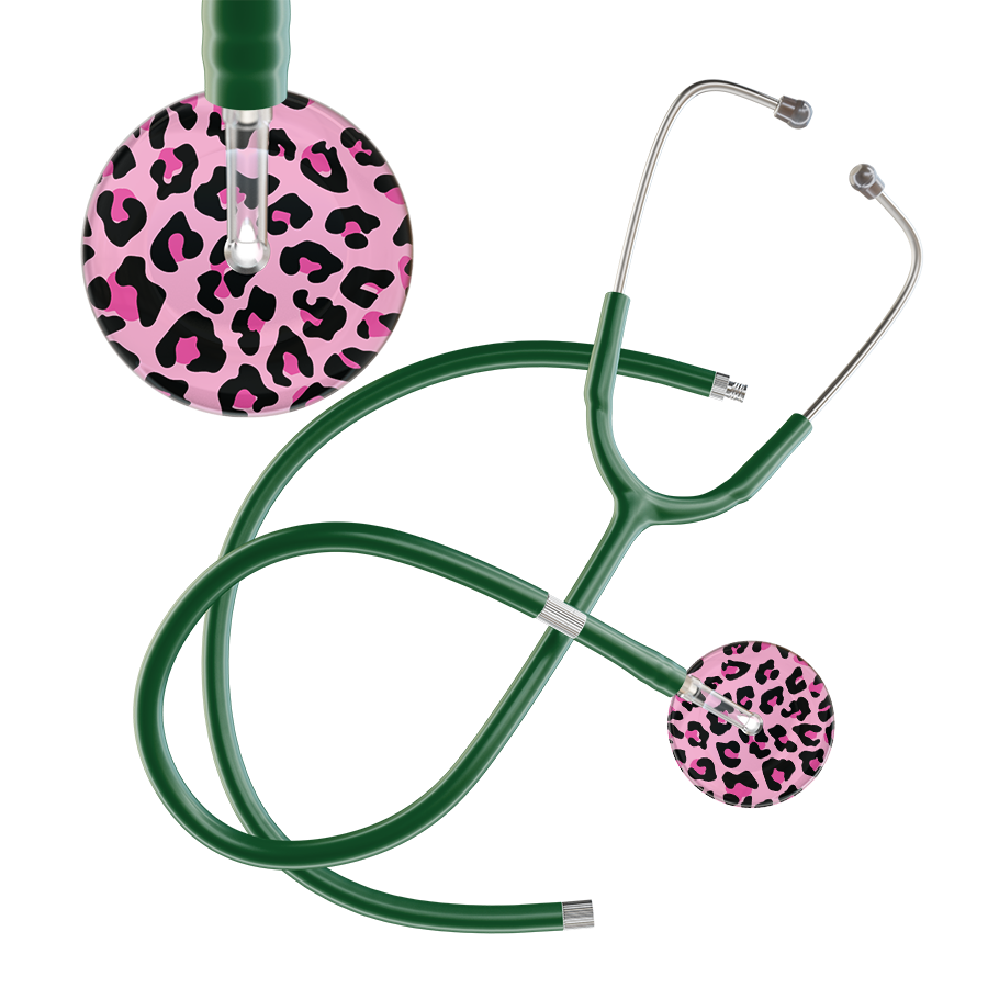 Leopard Pattern Stethoscope - Leopard Print