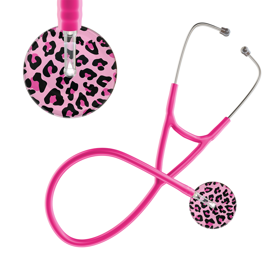 Leopard Pattern Cardiology Stethoscope - Leopard Print
