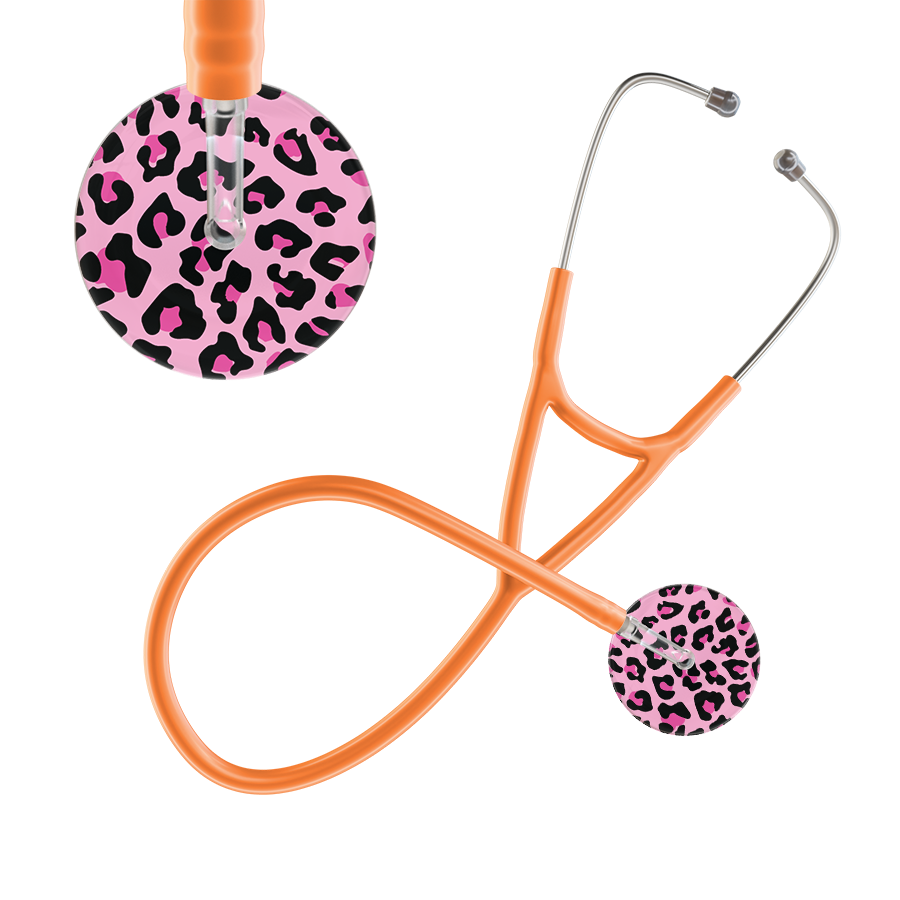 Leopard Pattern Cardiology Stethoscope - Leopard Print