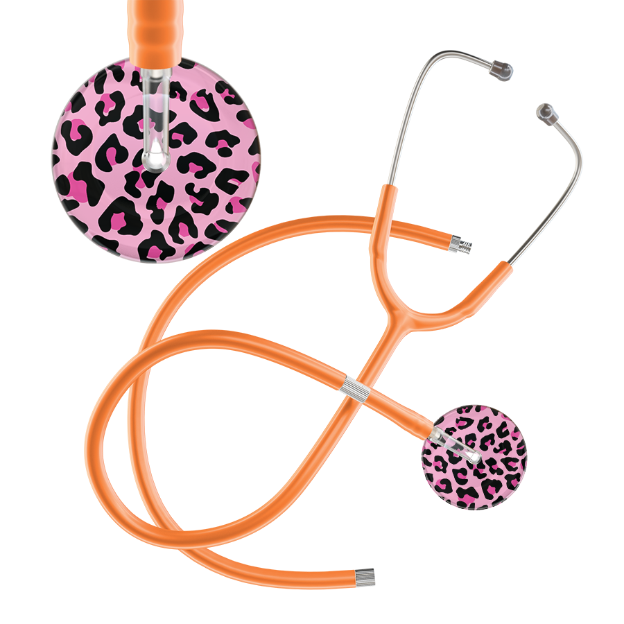 Leopard Pattern Stethoscope - Leopard Print