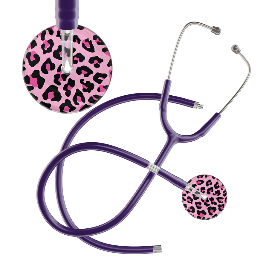 Leopard Pattern Stethoscope - Leopard Print