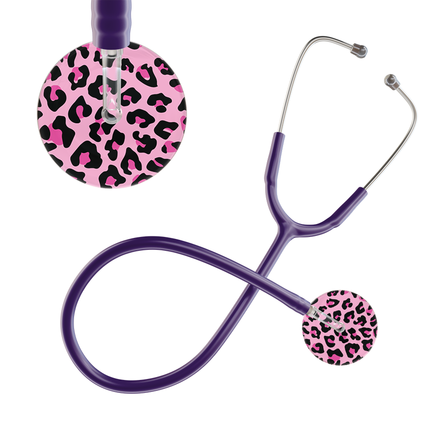 Leopard Pattern Stethoscope - Leopard Print