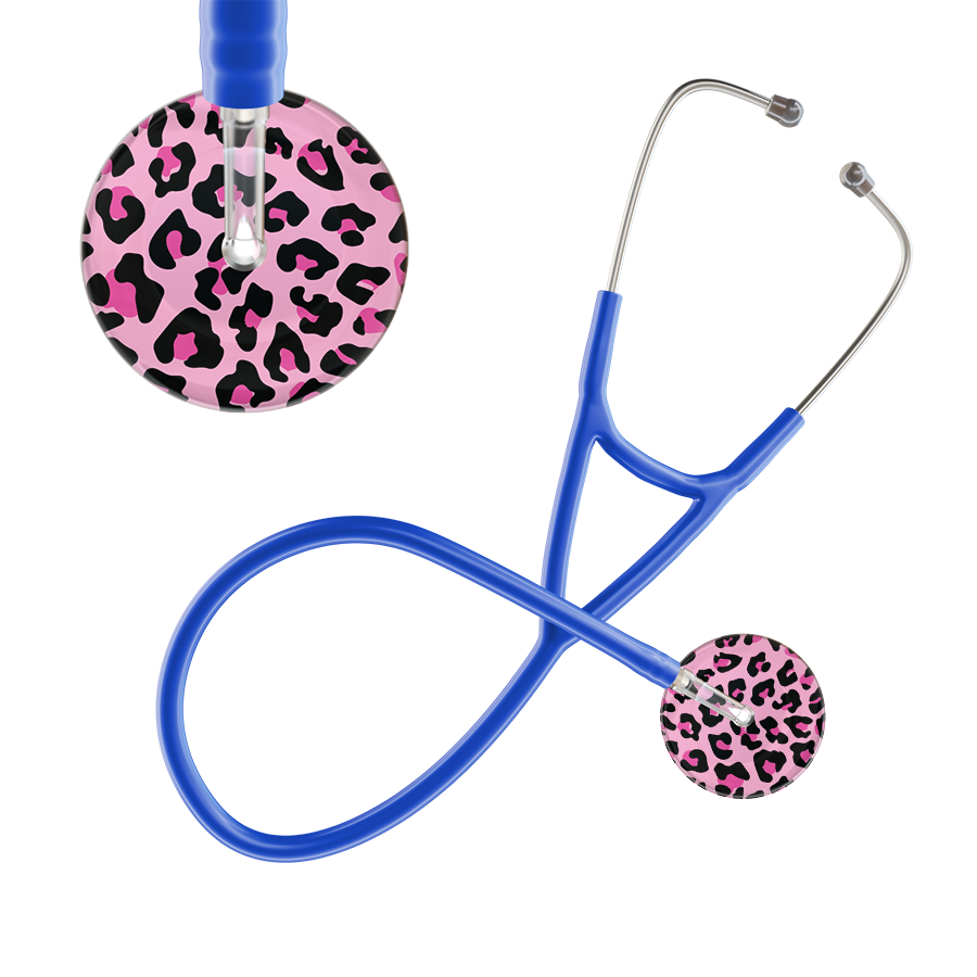 Leopard Pattern Cardiology Stethoscope - Leopard Print
