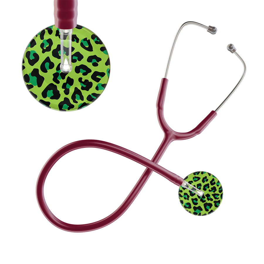 Leopard Pattern Stethoscope - Leopard Print