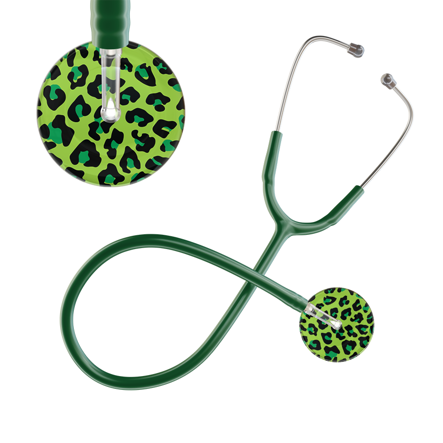 Leopard Pattern Stethoscope - Leopard Print
