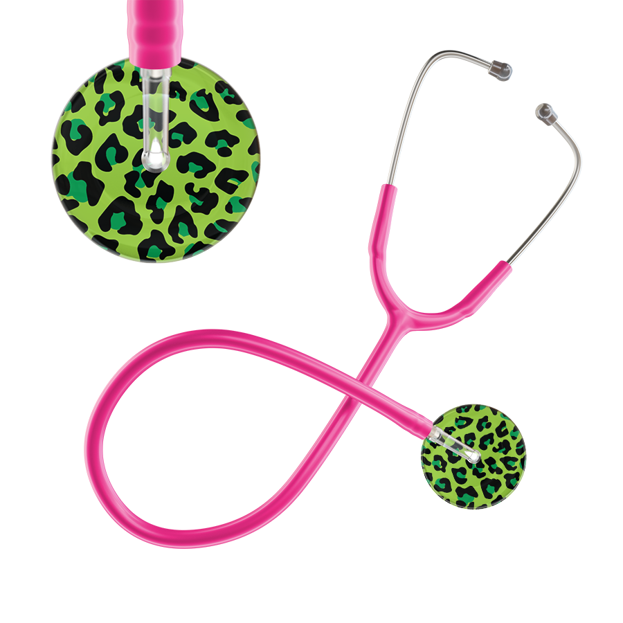 Leopard Pattern Stethoscope - Leopard Print