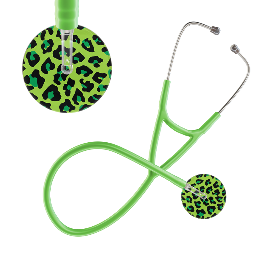 Leopard Pattern Cardiology Stethoscope - Leopard Print