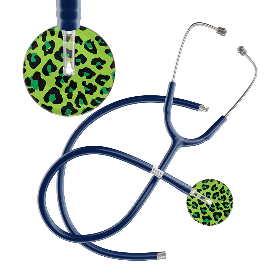 Leopard Pattern Stethoscope - Leopard Print