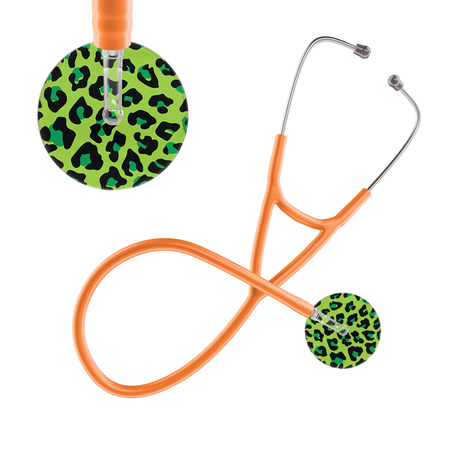 Leopard Pattern Cardiology Stethoscope - Leopard Print