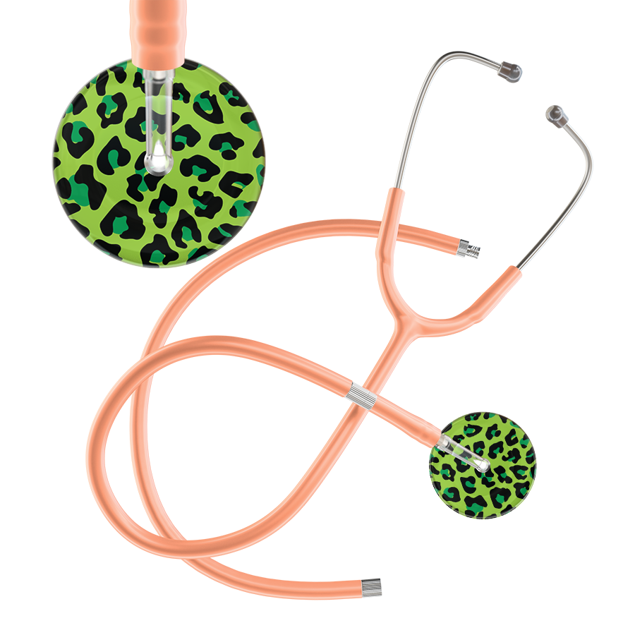 Leopard Pattern Stethoscope - Leopard Print