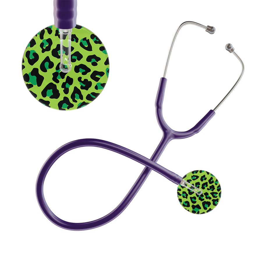 Leopard Pattern Stethoscope - Leopard Print