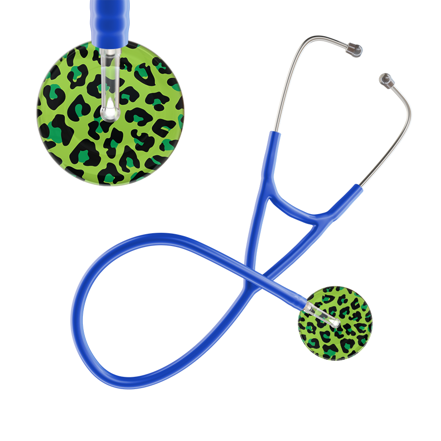 Leopard Pattern Cardiology Stethoscope - Leopard Print