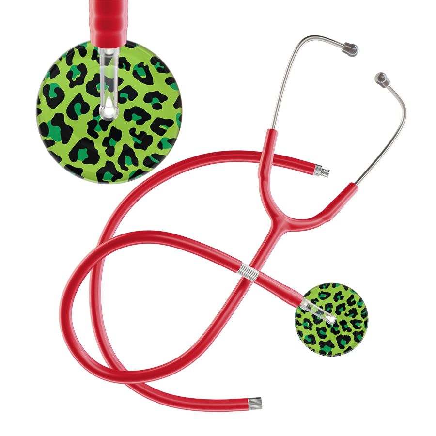 Leopard Pattern Stethoscope - Leopard Print