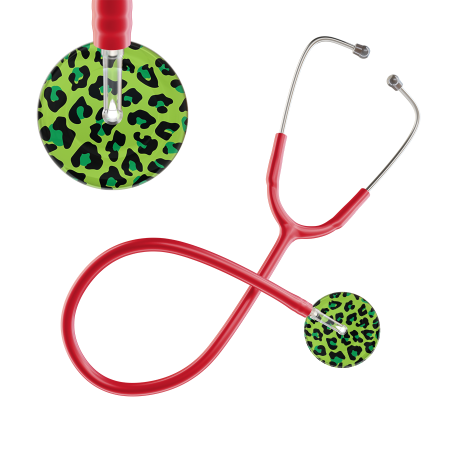 Leopard Pattern Stethoscope - Leopard Print