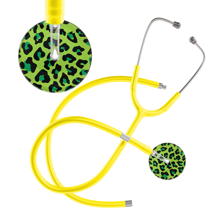 Leopard Pattern Stethoscope - Leopard Print