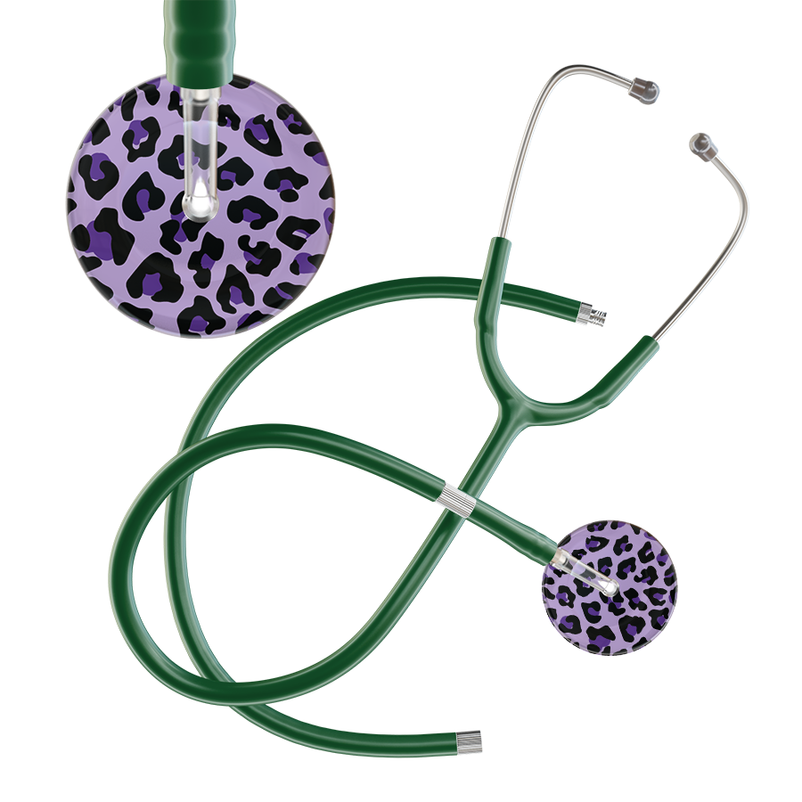 Leopard Pattern Stethoscope - Leopard Print
