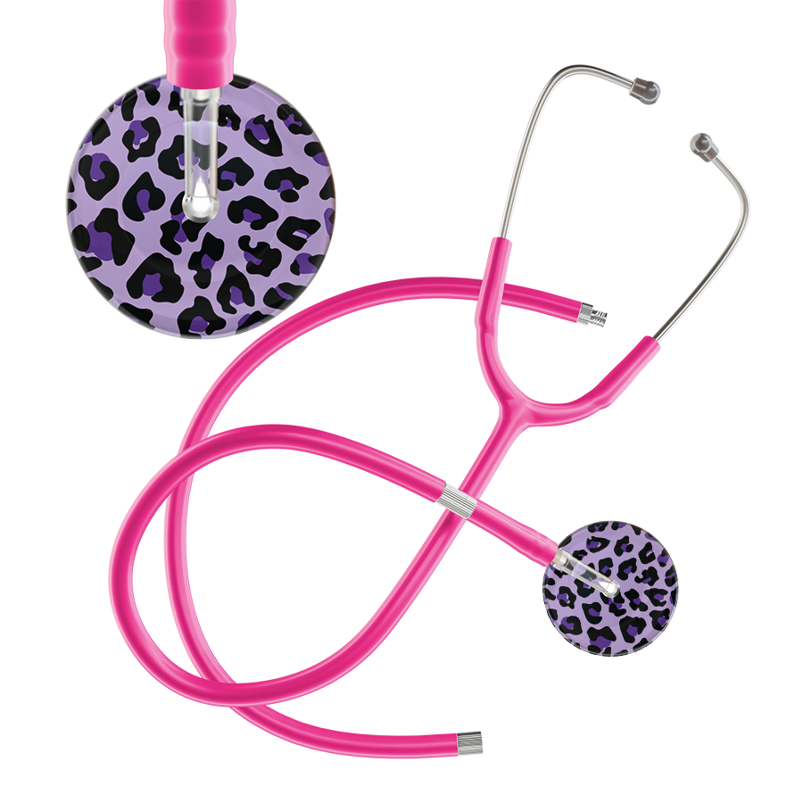 Leopard Pattern Stethoscope - Leopard Print