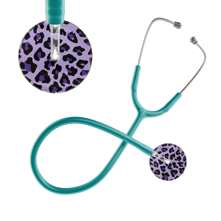 Leopard Pattern Stethoscope - Leopard Print