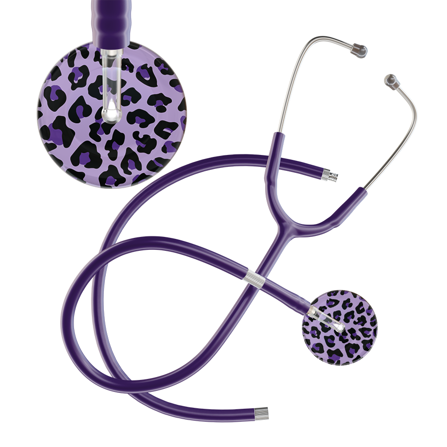 Leopard Pattern Stethoscope - Leopard Print