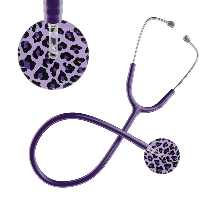 Leopard Pattern Stethoscope - Leopard Print